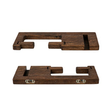 Įkelti vaizdą į galerijos rodinį, Medinis Tualetinio Popieriaus Laikiklis su Lentynėle, Sieninė Lentynėlė su Laikikliu Telefonui, Vonios Kambario Aksesuaras