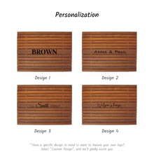 Įkelti vaizdą į galerijos rodinį, Individualios Medinės Pirties Grotelės, Neslystantis Grindų Kilimėlis, Asmeninė Dovana