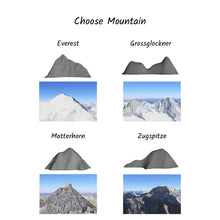 Įkelti vaizdą į galerijos rodinį, Rankų Darbo Medinė Kalno Silueto Lentyna, Dekoratyvinė Sieninė Lentyna Interjerui