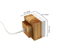 Įkelti vaizdą į galerijos rodinį, Medinis pakabinamas šviestuvas (balta )