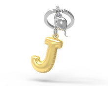 Įkelti vaizdą į galerijos rodinį, Raktų Pakabukas "Raidė Balionas (pasirenkama raidė A-Z)"