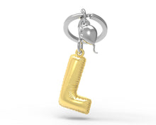 Įkelti vaizdą į galerijos rodinį, Raktų Pakabukas "Raidė Balionas (pasirenkama raidė A-Z)"