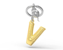 Įkelti vaizdą į galerijos rodinį, Raktų Pakabukas "Raidė Balionas (pasirenkama raidė A-Z)"