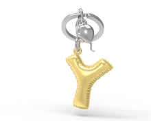 Įkelti vaizdą į galerijos rodinį, Raktų Pakabukas "Raidė Balionas (pasirenkama raidė A-Z)"