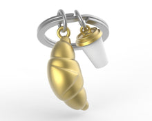 Įkelti vaizdą į galerijos rodinį, Raktų Pakabukas "Prancūziškas Kruasanas"