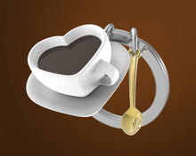 Įkelti vaizdą į galerijos rodinį, Raktų Pakabukas "Kavos Mėgėjas"