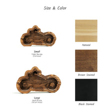 Įkelti vaizdą į galerijos rodinį, Medinė taupyklė motociklas ( 2 dydžiai, 3 spalvos, graviravimas)