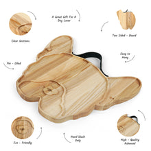 Įkelti vaizdą į galerijos rodinį, Medinis sūrio užkandžių serviravimo padėklas, Funkcionali pjaustymo lenta