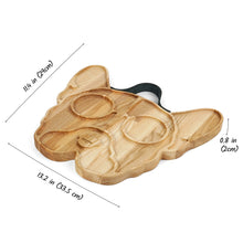 Įkelti vaizdą į galerijos rodinį, Medinis sūrio užkandžių serviravimo padėklas, Pjaustymo lenta, Dovana gyvūnų mylėtojams