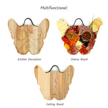 Įkelti vaizdą į galerijos rodinį, Medinis sūrio užkandžių serviravimo padėklas, Pjaustymo lenta, Dovana gyvūnų mylėtojams