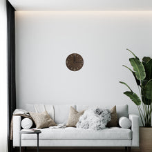 Įkelti vaizdą į galerijos rodinį, Medinis Laikrodis, Unikalus Apvalus Medžio Laikrodis