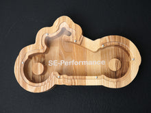 Įkelti vaizdą į galerijos rodinį, Medinė taupyklė motociklas (graviravimas)