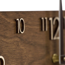 Įkelti vaizdą į galerijos rodinį, Sieninis Laikrodis, Tylus Medinis Sieninis Laikrodis
