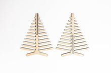 Įkelti vaizdą į galerijos rodinį, Medinė Kalėdinė Eglė - Medinė Kalėdinė Eglutė