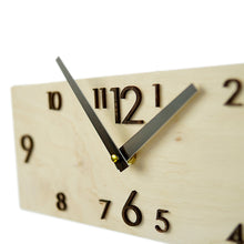 Įkelti vaizdą į galerijos rodinį, Sieninis Laikrodis, Šviesus Medinis Laikrodis