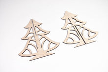 Įkelti vaizdą į galerijos rodinį, Medinė Kalėdinė Eglė - Medinė Kalėdinė Eglutė