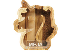 Įkelti vaizdą į galerijos rodinį, Medinė taupyklė vienaragis (graviravimas)