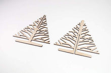 Įkelti vaizdą į galerijos rodinį, Medinė Kalėdinė Eglė - Medinė Kalėdinė Eglutė