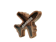 Įkelti vaizdą į galerijos rodinį, Medinė taupyklė lėktuvas (ruda, graviravimas)