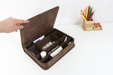 Įkelti vaizdą į galerijos rodinį, Dėžutė - Medinė Dėžutė Su Skyriais (Galimas Graviravimas)