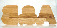 Įkelti vaizdą į galerijos rodinį, Medinė dviguba poros taupyklė (A-Ž, graviravimas)