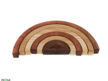 Įkelti vaizdą į galerijos rodinį, Lavinamasis Žaislas Vaikams " Vaivorykštė " - Medinis Edukacinis Žaislas