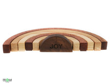 Įkelti vaizdą į galerijos rodinį, Lavinamasis Žaislas Vaikams " Vaivorykštė " - Medinis Edukacinis Žaislas