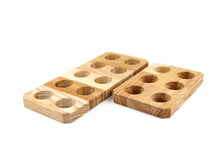 Įkelti vaizdą į galerijos rodinį, Medinis Kiaušinių Laikiklis (3 Spalvos, 2 Dydžiai)