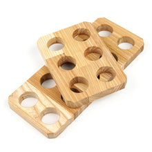 Įkelti vaizdą į galerijos rodinį, Medinis Kiaušinių Laikiklis (3 Spalvos, 2 Dydžiai)