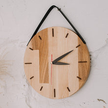 Įkelti vaizdą į galerijos rodinį, Laikrodis - Medinis Apvalus Laikrodis