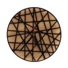Įkelti vaizdą į galerijos rodinį, Laikrodis - Medinis Apvalus Laikrodis Su Akrilo Apdaila