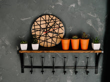 Įkelti vaizdą į galerijos rodinį, Laikrodis - Medinis Apvalus Laikrodis Su Akrilo Apdaila