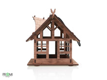 Įkelti vaizdą į galerijos rodinį, Medinė lesyklėlė "Namas"