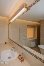 Įkelti vaizdą į galerijos rodinį, Sieninis Šviestuvas - Medinė Sieninė Lempa