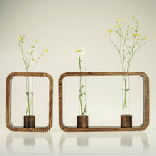 Įkelti vaizdą į galerijos rodinį, Medinė Vaza, 3 Dydžių Medinės Gėlių Vazos