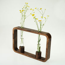 Įkelti vaizdą į galerijos rodinį, Medinė Vaza, 3 Dydžių Medinės Gėlių Vazos