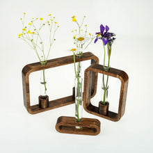 Įkelti vaizdą į galerijos rodinį, Medinė Vaza, 3 Dydžių Medinės Gėlių Vazos