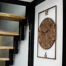 Įkelti vaizdą į galerijos rodinį, Sieninis Laikrodis, Unikalus Medinis Sieninis Laikrodis