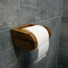 Įkelti vaizdą į galerijos rodinį, Tualetinio Popieriaus Laikiklis - Medinis Tualetinio Popieriaus Laikiklis