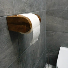 Įkelti vaizdą į galerijos rodinį, Tualetinio Popieriaus Laikiklis - Medinis Tualetinio Popieriaus Laikiklis