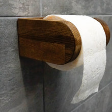 Įkelti vaizdą į galerijos rodinį, Tualetinio Popieriaus Laikiklis - Medinis Tualetinio Popieriaus Laikiklis