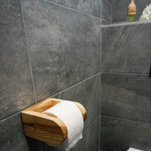 Įkelti vaizdą į galerijos rodinį, Tualetinio Popieriaus Laikiklis - Medinis Tualetinio Popieriaus Laikiklis