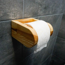 Įkelti vaizdą į galerijos rodinį, Tualetinio Popieriaus Laikiklis - Medinis Tualetinio Popieriaus Laikiklis