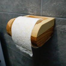 Įkelti vaizdą į galerijos rodinį, Tualetinio Popieriaus Laikiklis - Medinis Tualetinio Popieriaus Laikiklis