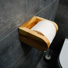 Įkelti vaizdą į galerijos rodinį, Tualetinio Popieriaus Laikiklis - Medinis Tualetinio Popieriaus Laikiklis