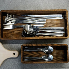 Įkelti vaizdą į galerijos rodinį, Stalo Įrankių Dėžutė - Medinė Dėžutė Stalo Įrankiams