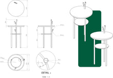 Įkelti vaizdą į galerijos rodinį, Kavos Staliukas - Medinis Kavos stalas