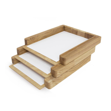 Įkelti vaizdą į galerijos rodinį, Padėklai dokumentams - 3 padėklų dokumentams rinkinys