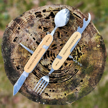 Įkelti vaizdą į galerijos rodinį, Medinis daugiafunkcis įrankis (Graviravimas)