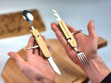 Įkelti vaizdą į galerijos rodinį, Medinis daugiafunkcis įrankis (Graviravimas)